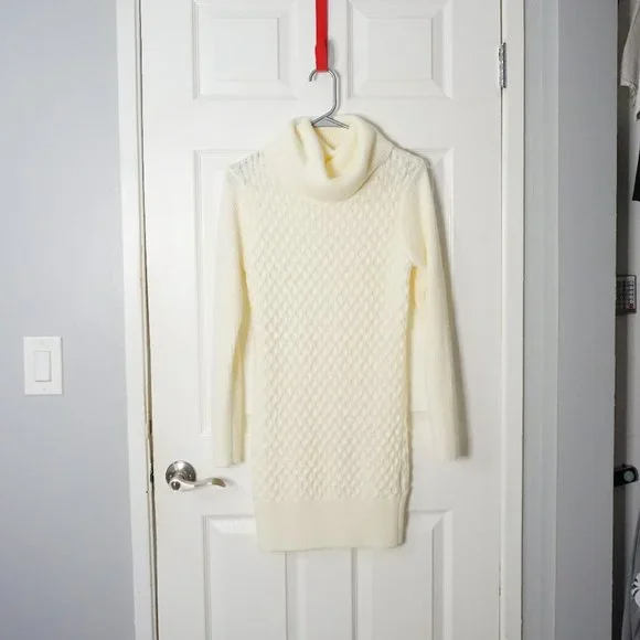 VENUS | Dresses | 23 Venus Ivory Cowlneck Sweaterdress | Poshmark